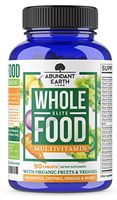 Whole Food Multivitamin Elite - Organic Multivitamin for Men and Women, Non-GMO, Vegan Multivitamin with Probiotics, Enzymes, B-Complex, Omegas for Daily Energy, Mood, Digestion, Heart Health,90 Count