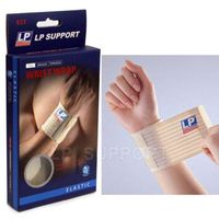 LP 633 Wrist Wrap Support Elastic Compression Braces Bandage Protect Gear Beige