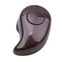 Insaneness Mini S530P Portable in-Ear Mini Wireless Bluetooth Stereo Headset Headphone Earphone Earpiece (Brown)