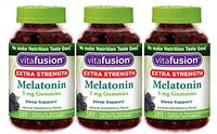 Extra Strength Melatonin BlackBerry, 5mg, 120 Count (3 Bottles)