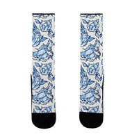 LookHUMAN FLORAL PENIS PATTERN US Size 7-13 Socks