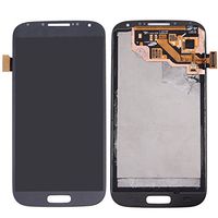 JUNXI Phone case Phone Cover LCD Screen and Digitizer Full Assembly for Galaxy S IV / i9500 / i9505 / i337 / i545(Black)