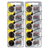 2X 5pc Maxell 3V Lithium Coin Cell Battery CR2016 Replaces DL2016 Fast USA Ship