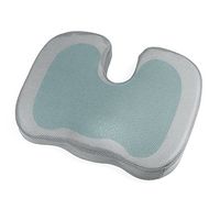 Univegrow Gel Memory Foam Seat Cushion,Orthopedic Spine and Hip Cushion with Cover (Gray)
