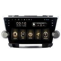 TOPNAVI Android 8.1 10.1Inch Multimedia for Toyota Highlander 2008 2009 2010 2011 2012 2013 2014 Stereo Radio GPS Navigation WiFi 3G RDS Mirror Link FM AM