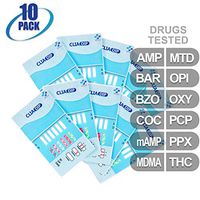 MiCare [10pk] - 12-Panel Urine Drug Test Card (AMP/BAR/BZO/COC/mAMP/MDMA/MTD/OPI/OXY/PCP/PPX/THC) #MI-WDOA-1124