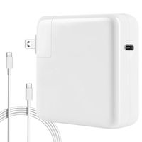 87w USB-C Power Adapter Compatible with Macbook Pro Charger 87w USB C 2018 New Macbook Air Charger 2017 Mac Thunderbolt Charger 13 15 2016 Type C Charger and More USB C Devices