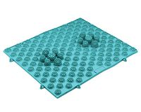 Lindo FootMat - Foot Reflexology Mat, Latex Free, Helps Improve Circulation, Massages Heels/Arches/Toes