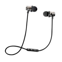 MODAO Bluetooth Headphones,BT 4.1 Stereo Earphone Headset Wireless Magnetic in-Ear Earbuds Headphone (Black)