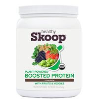 Healthy Skoop Organic, Plant-Powered, Boosted Protein, Chocolate,18.4oz