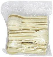 ECOSOURCE Plant Starch Cutlery, Spoons, 1000-Count Case