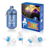 High Fidelity Concerts Ear Plugs, 2 Pairs Noise Reduction Music Ear Plugs, Hearing Protection Ear Plugs for Concerts, Musicians, Music Festivals, DJ Events, Percussions, Nightclub