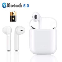 Bluetooth Headset, Mini Wireless Bluetooth Stereo with Integrated Microphone with Noise Reduction and Charging Box, Designed for Running and Sports