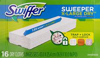 Swiffer Dry Cloth Refill 17.8" X 10" Regular 16 Count