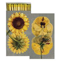 HomArt - Match Box Set of 2 - Yellow Flowers