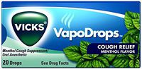 "VICKS"VapoDrops Cough Relief Menthol Flavor - 20 Drops