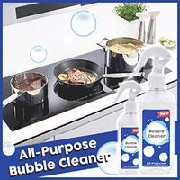 CapsA Kitchen Cleaner Spray Grease Cleaner Multi-Purpose Foam Cleaner All-Purpose Bubble Cleaner Removes The Toughest Dirt for Kitchen Bath Laundry Cooktops (200ml Cleaner)