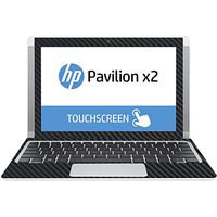 Black Carbon Fiber Skin Decal wrap Skin Case for HP Pavilion x2 10.1 10t [2015] 10-n023dx 10-n113dx 10-n124dx Laptop