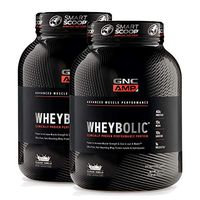 GNC AMP Wheybolic - Classic Vanilla, Twin Pack, 25 Servings Each, Increases Muscle Performance and Size