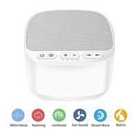 White Noise Machine, Sleep Sound Machine with 40 High Fidelity Sounds - White Noise/Fan/Nature/Ambient Sounds, Baby Sound Machine, Sleep Sound Therapy for Home (3 Auto-Off Timer)