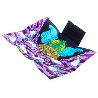 CASE ON IT Folding Rolling Tray. Small, Smell Proof, Easy to Carry with Crazy Designs (Unicorn, 1 Unit)