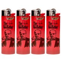 4 x BIC Lighters - Movie Series - The Godfather - Marlon Brando
