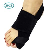 Bunion Splints Bunion Corrector - Bunion Brace for Hallux Valgus Bunion Pain Relief - Big Toe Straightener Bunion Splint - Elastic and Adjustable for Women and Men (Black)