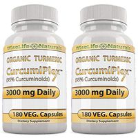 CurcumiPlex 2 Pack Turmeric with Bioperine Best Support Natural Supplements for Arthritis Joint Pain Supplement Made with Organic Tumeric Curcumin Supplement 95 Percent Cucurmin Tumeric 3000mg Daily