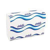 Windsoft 101 Embossed C-Fold Paper Towels, 10 1/10 x 13 1/5, White, 200/Pack, 12 Packs/Carton