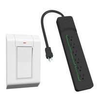 Stanley 31176 PowerMax Remote, 6-Outlet Indoor Remote Control Power Strip