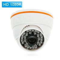 1080P HD POE IP Dome Camera 2.0MP 3.6mm 36PCS IR Lamps H.265/H.264/H.265+ Optional P2P Onvif Night View IR-Cut Motion Detection Phone APP Remote Control for Home Security