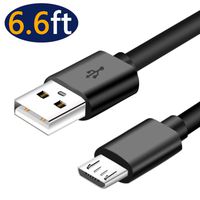 6 FT Micro USB Cable, Fast Android Charging Cord for Samsung,Fire Tablet,Kindle eReaders,HTC,Nokia, Sony,Motorola,TV Stick Mini Quick Charger,PS4,XBox One Controller,Galaxy S7 S6 Edge,wireless speaker