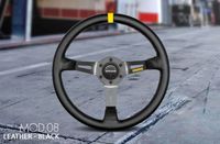 Momo R1908_35L Mod 08 350 mm Leather Steering Wheel by MOMO