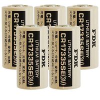 5x Sanyo FDK CR17335SE 2/3A Lithium Manganese Dioxide Battery