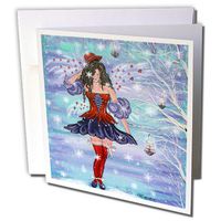 3dRose Heartland Diva - Greeting Cards, 6 x 6 inches, set of 12 (gc_4892_2)