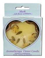 Auroshikha Flower Candles Musk