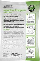 Veridian 24-921 Instant Ice with Urea Compress (Case of 24), Compresses Size 6" x 9", Non-Toxic Urea Provides Instant Cold Relief, Helps Relieve Pain and Swelling, Squeeze to Activate