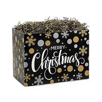 NW Large Christmas Elegance Basket Boxes - 10 1/4 x 6 x 7 1/2in. - 6 Pack
