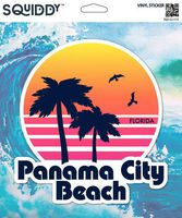 Squiddy Panama City Beach Florida - Vinyl Sticker for Car, Laptop, Notebook (5" high)