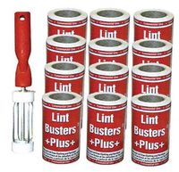 Pepin Mfg - Lint Roller - Remover 12 Rolls / 1 Handle Box