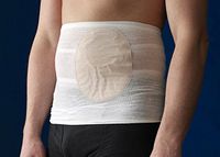 Stomasafe Classic Ostomy Support Garment, Large, 41-1/2" - 51" Hip Circumference, White (3/Package)