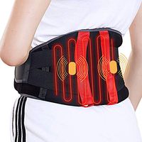 Monbessi Heating Belt Suppot Electric Heat Massage Belt Supports Waist, Electric Heat Waist Lower Abdomen Protection Belt moxibustion hot Compress Belt Uterus Lumbar Vertebra Warm Massage,