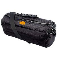 Cali Crusher 100% Smell Proof Duffle Bag w/Combo Lock (Black/Orange, 16in)