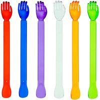 Back Scratcher Plastic Long 15" Massager Shoe Horn Combo 2 in 1 Gift Sturdy Slip