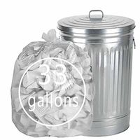 Cand 33 Gallon Clear Large Trash Bags, 70 Counts, F