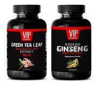 Weight Loss Fat Burner - Green Tea - Korean Ginseng - Combo - red maca Power - (2 Bottles Combo)