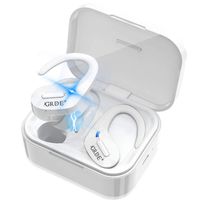 Wireless Earbuds, Bluetooth 5.0 Headphones True Wireless Earbuds Sports in-Ear TWS Stereo HiFi Sound Bluetooth Earbuds 30H Playtime Wireless Earphones with Charging Case(White)