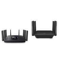 Linksys Tri-Band WiFi Router for Home (Max-Stream AC5400 MU-Mimo Fast Wireless Router) Bundle with Linksys AC3000 Max-Stream Tri-Band Wi-Fi Range Extender, Black (RE9000)
