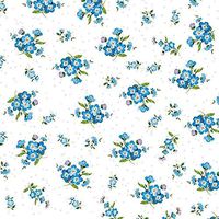 20 X GARDEN FORGET ME NOT BLUE FLORAL FLOWERS 3 PLY PAPER SERVIETTES NAPKINS 13" X 13"
