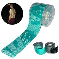 Outgeek Kinesiology Tape, Sport Tape Reflective Adhesive Muscle Tape Elastic Breathable Therapeutic Tape for Shoulder Knee Ankle Wrist Boxing 1 Roll